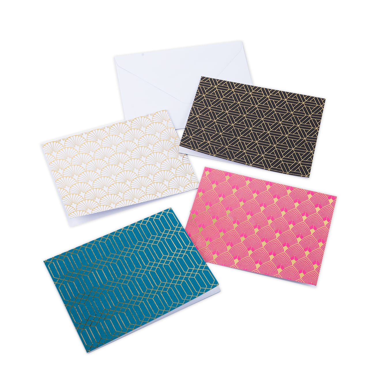 12 Packs: 40 ct. (480 total) 4.25" x 5.5" Art Deco Cards & Envelopes by Recollections™